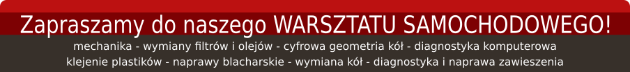 Baner reklamowy next auto serwis